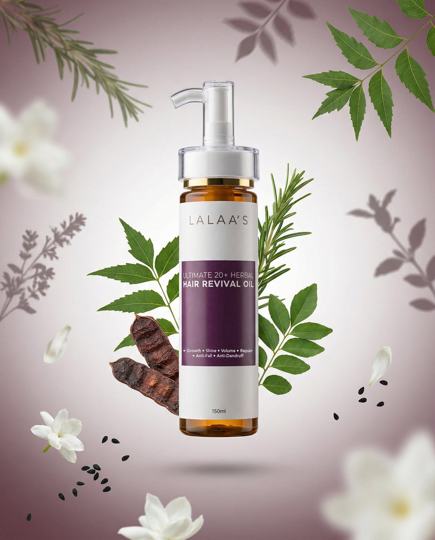 LALAAS Ultimate 20+ Herbal Hair Revival Oil