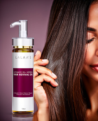LALAAS Ultimate 20+ Herbal Hair Revival Oil